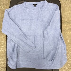 Talbots Light Blue Crewneck Sweater for Men